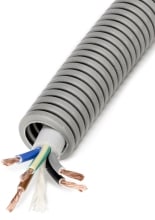 DIETZEL DIE098542 PVC-Panzerflexrohr,A25mm,biegs.,mittel,