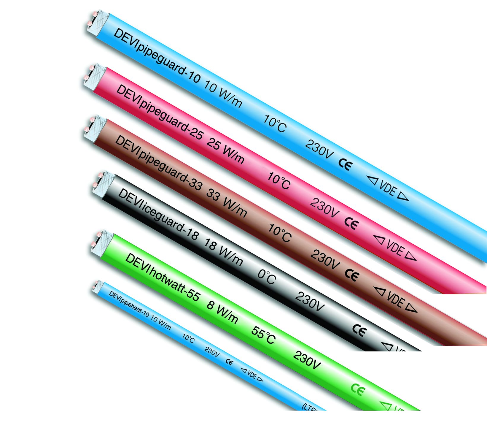 DEVI - DEI140F8506 DEVIpipeguard 33 Meterware 33W/m selbstb