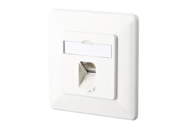 Metz - MEZ130C371002-I Datendose Kat.6A 1xRJ45 UP LSA+ RAL9010