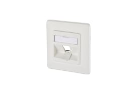 Metz - MEZ1309141002-E Datendose 1Port UP RAL9010 leer