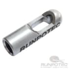 Runpotec - RUN30208 ZugAse mit Runpotec Gewinde RG6, Edelst