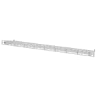 Metz MEZ130925-GRKE Patchpanel 19'' 24Port 0,5HE leer grau R