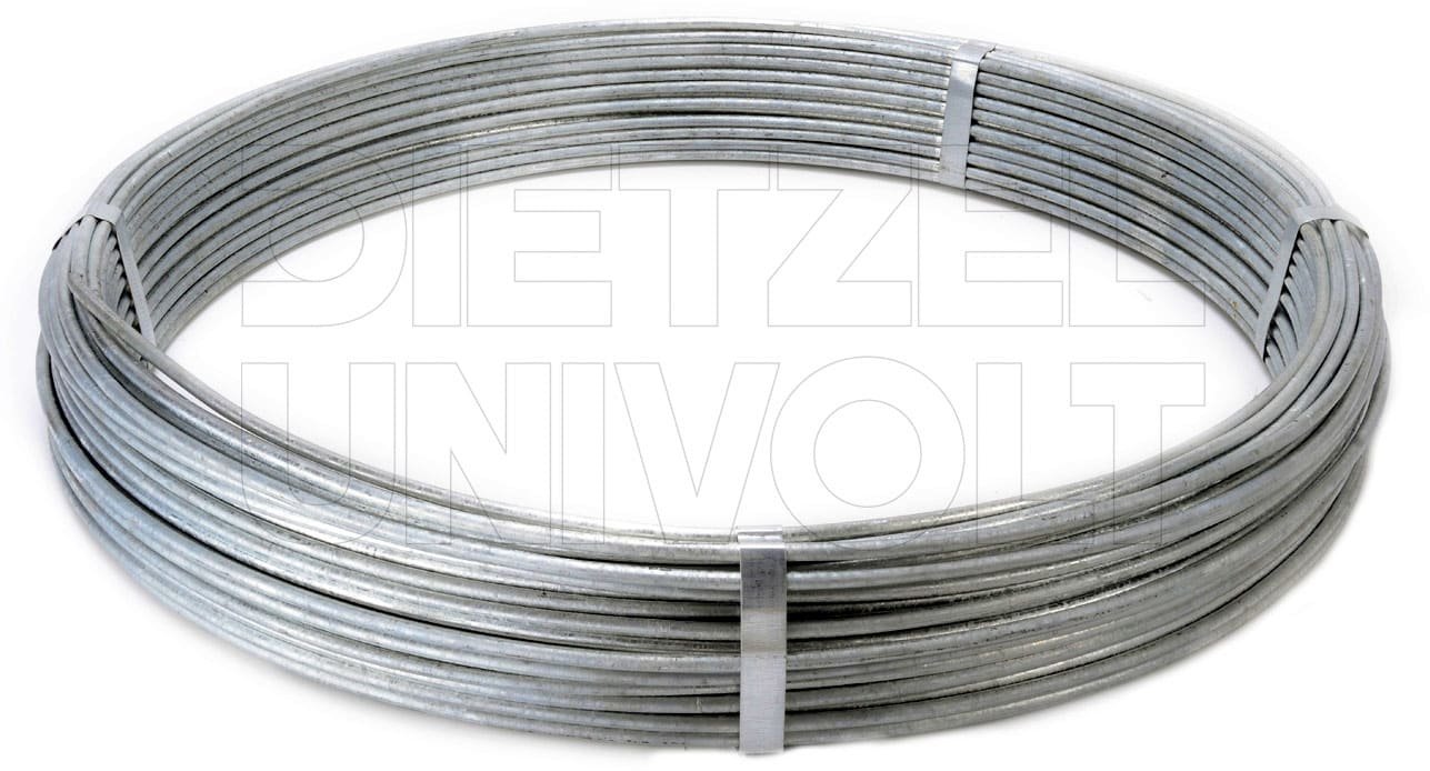 DIETZEL DIE006818 Runddraht, A 8 mm, feuerverzinkt, Ring