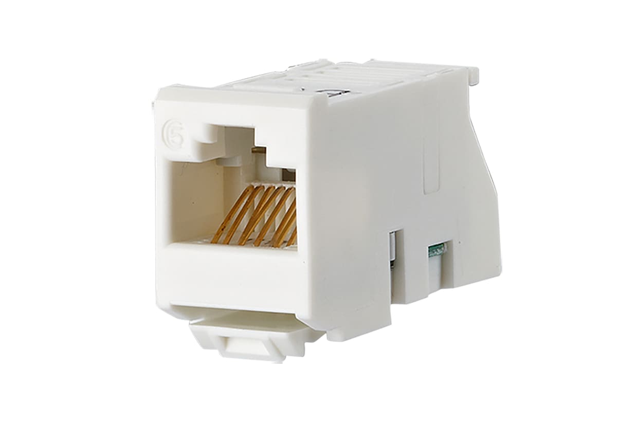 Metz - MEZ130908-I-B1 UAE modul Cat.5e perlweiA RAL1013