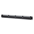 Metz - MEZ130A08-AP29-E UTP 1HE 24 port Patchfeld Cat.5e punch d