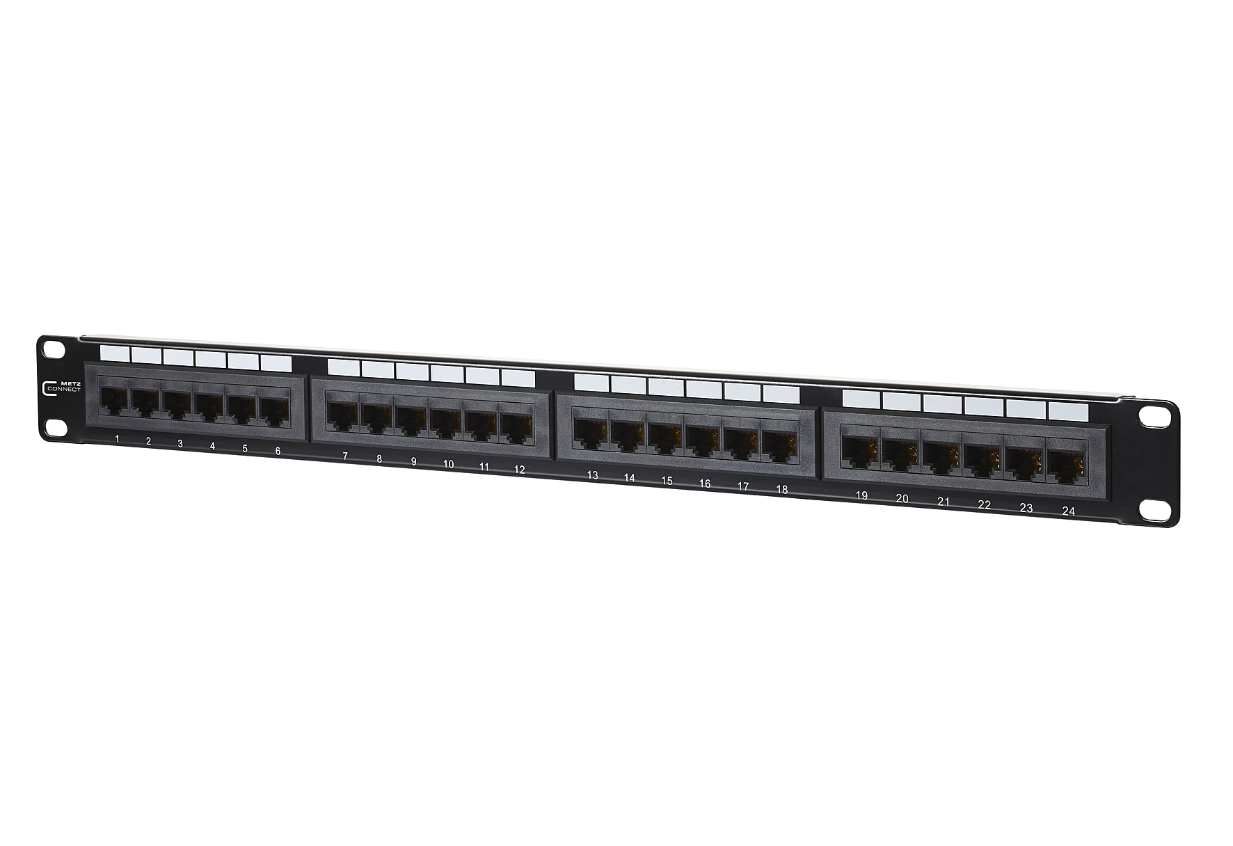 Metz - MEZ130A10-AP29-E UTP 1HE 24 Port Patchfeld Cat.6 punch do