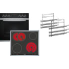 Siemens Hausgerate - SIZS1Z0000352 E-Herd Set: HE213ABS0 + EA645GN17 + HZ63