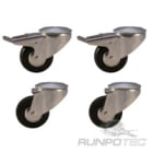 Runpotec - RUN20623 Lenkrollen im 4er-Set fA1/4r Kabeltromme