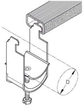 DIETZEL - DIE079463 Kabelschelle, fA1/4r A 52-56 mm, C-Prof