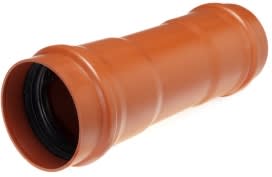 DIETZEL - DIE020637 PVC-Kabelschutz-Doppelsteckmuffe A 110