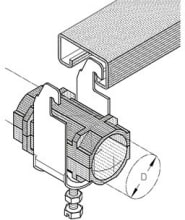 DIETZEL - DIE079530 Hochfrequenz-Kabelschelle,fA1/4r 1 5/8''