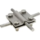 DIETZEL DIE064485 Kreuzklemme, M8x25 mm, Klemmbereich rund