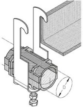 DIETZEL - DIE079544 Hochfrequenz-Kabelschelle,fA1/4r 7/8'',W