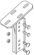 DIETZEL - DIE025528 Kopfplatte, zur Deckenbefestigung, 200x8