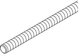 DIETZEL - DIE060768 Gewindestange, A 8 mm, 1000 mm, galvani