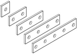 DIETZEL - DIE077507 Befestigungsleiste, 40x230 mm, tauchfeue