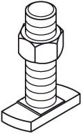 DIETZEL DIE077700 Hammerkopfschraube, fA1/4r A7/A8/A9, A