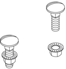 DIETZEL - DIE077994 Klemmbefestigungsset, lang, 2x FRSV 6x16