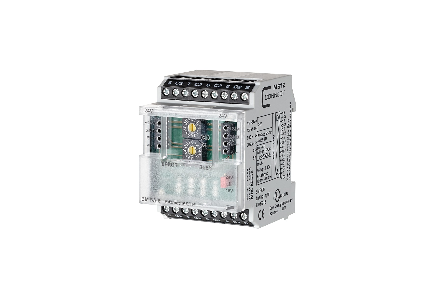 Metz MEZ11088213 BMT-AI8 BACnet MS/TP