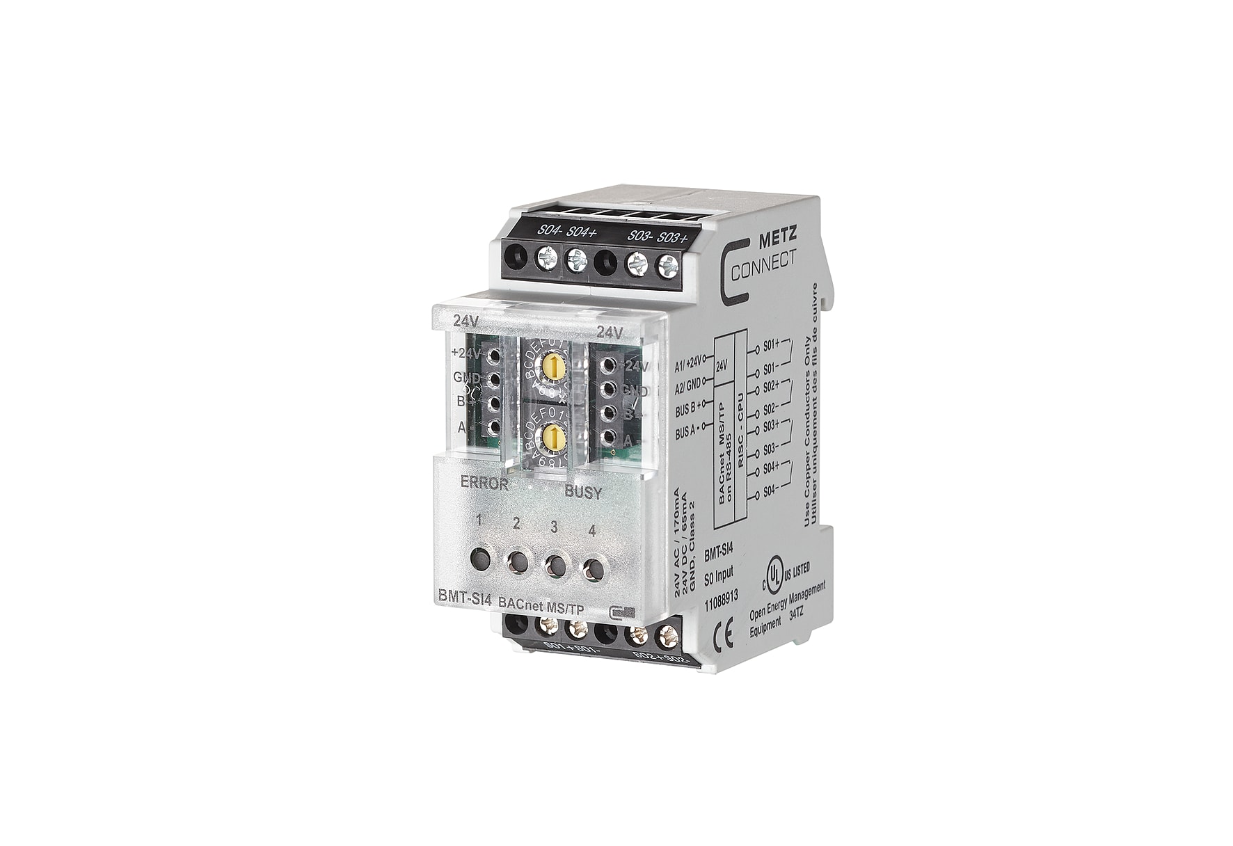 Metz MEZ11088913 BMT-SI4 BACnet MS/TP