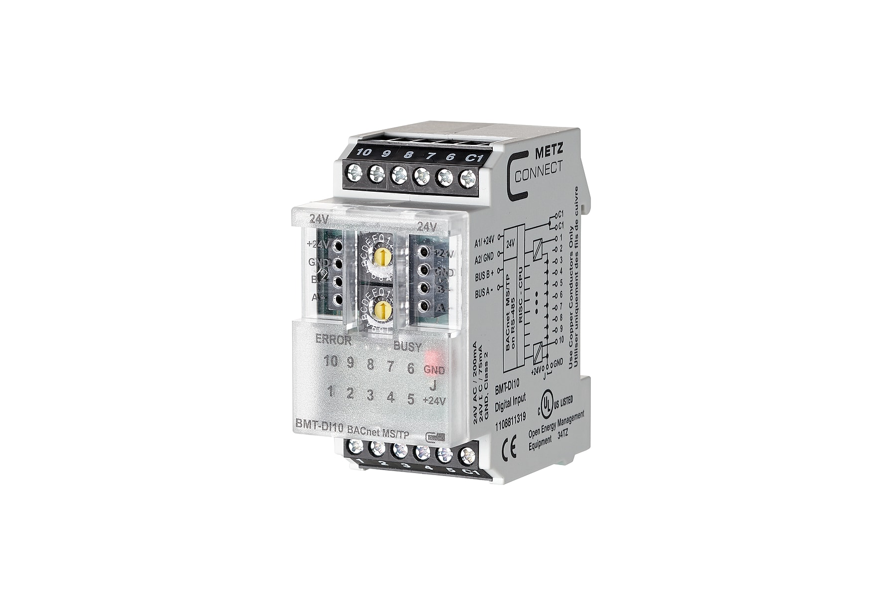 Metz MEZ1108811319 BMT-DI10 BACnet MS/TP