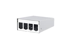 Metz MEZ130861-0402-E Modul AP-GehAuse 4 Port reinweiA RAL90