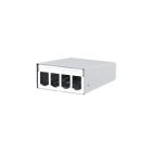 Metz MEZ130861-0402-E Modul AP-GehAuse 4 Port reinweiA RAL90