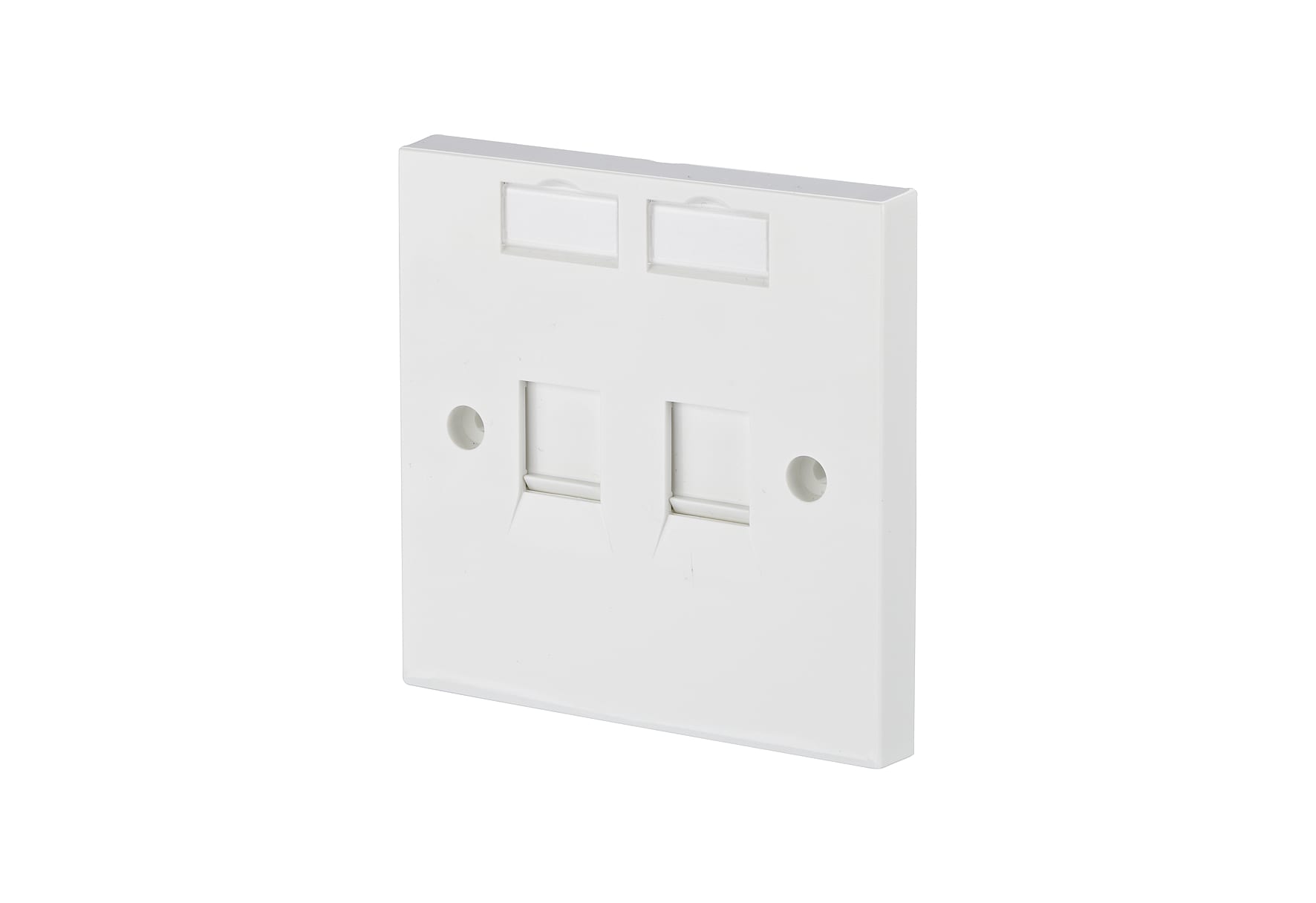 Metz MEZ1309152502KE Keystone Anschlussdose EU-Style 2 Port u