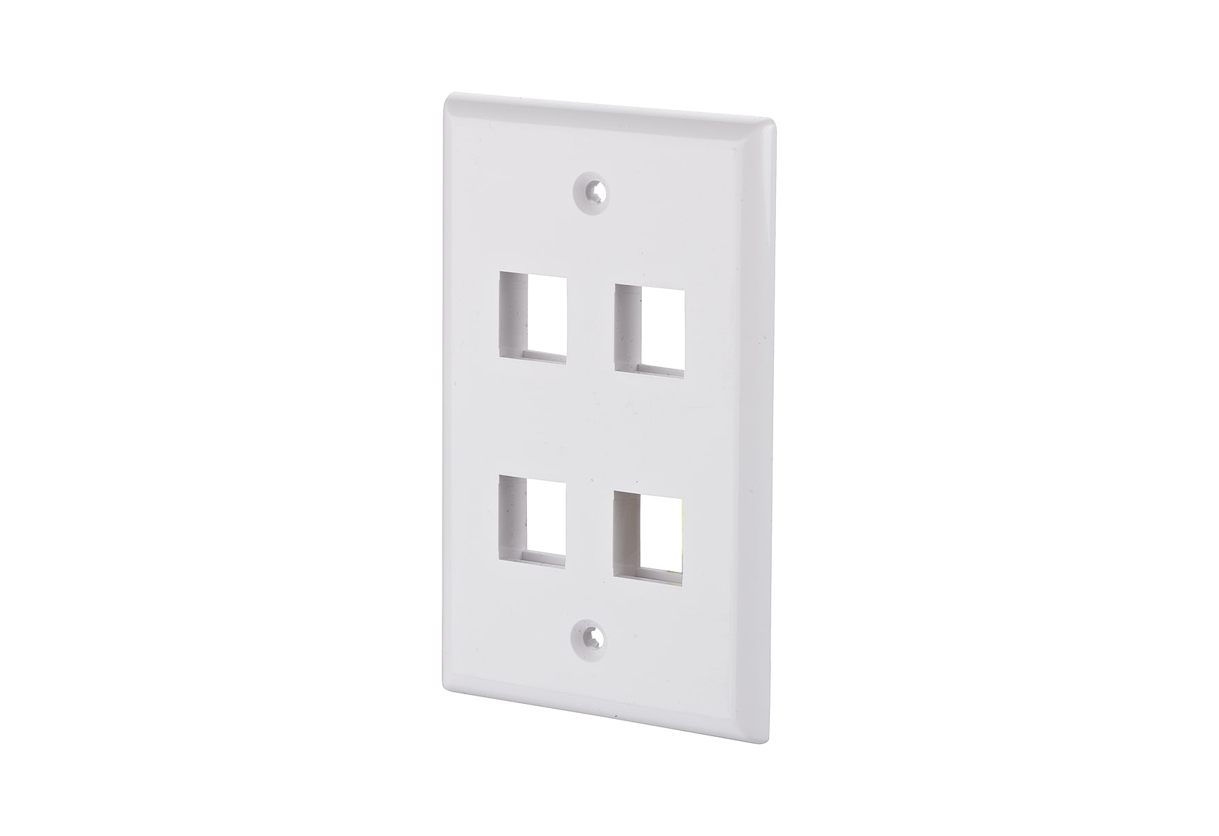 Metz MEZ1309172402KE Keystone Anschlussdose US-Style 4 P unbe