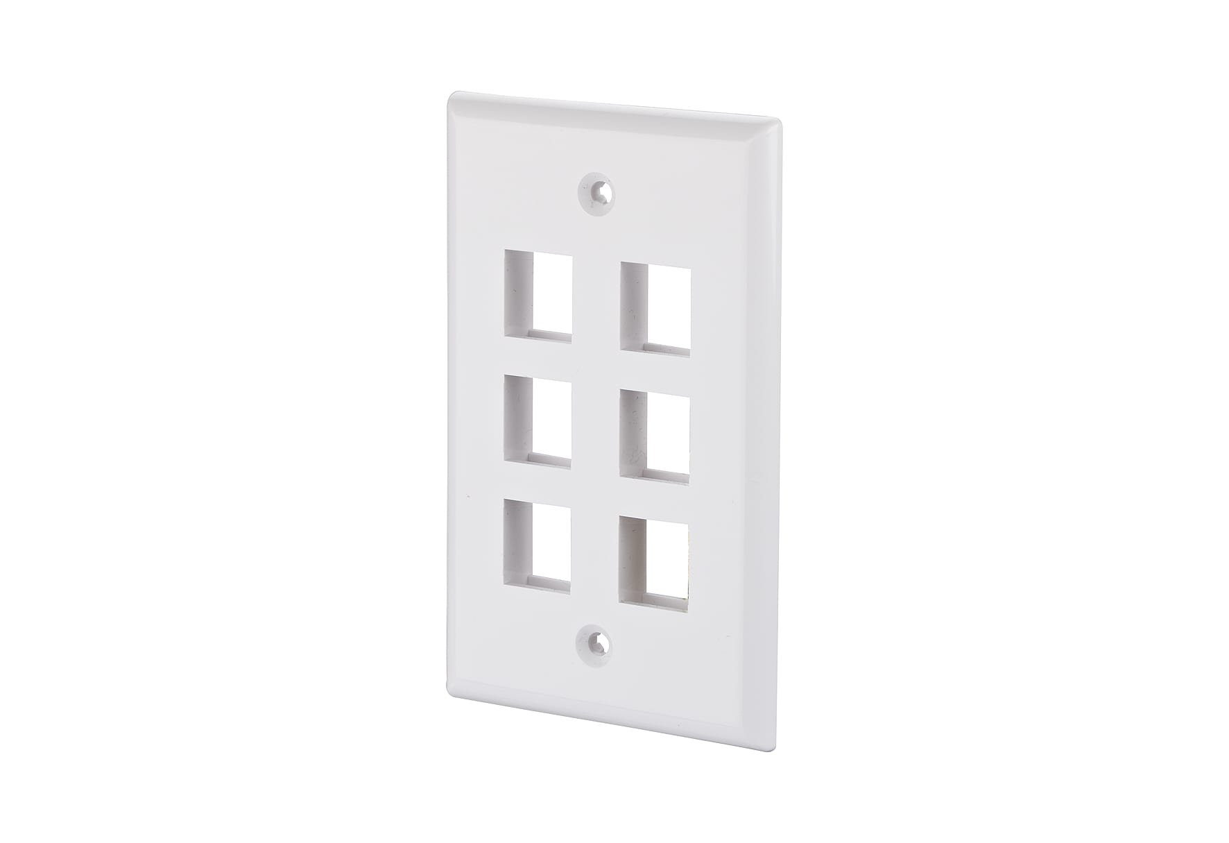 Metz MEZ1309192402KE Keystone Anschlussdose US-Style 6 P unbe