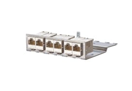 Metz MEZ130922-03-E E-DATmodul 6x8(8) 1HE Patchfeld Cat 6A A