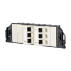 Metz MEZ1309360601-E Subway GB3 Modul 6 Port perlweiA RAL101
