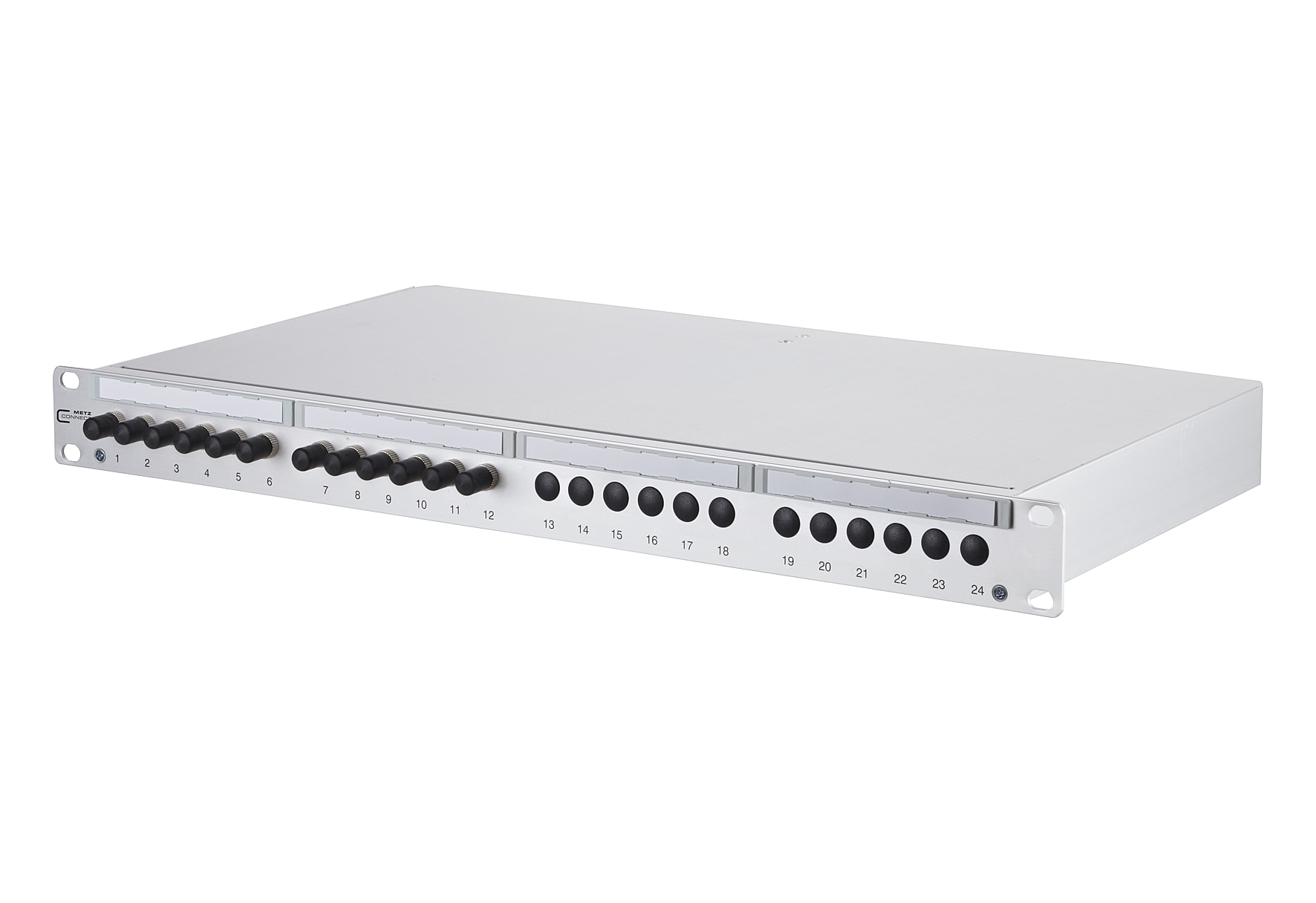 Metz MEZ1502070112-E OpDAT PF 12xST-S OM4 splice 1HE/24gr 12P