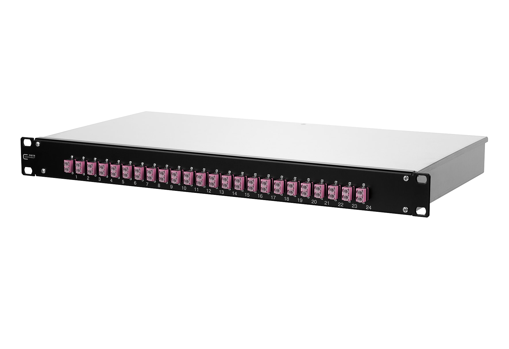 Metz - MEZ1502507524-B OpDAT fix 24xLC-D OM4 VIK 1HE/24/schwarz