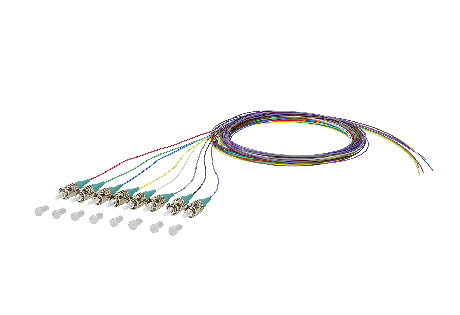 Metz - MEZ150M1AO0020E8 OpDAT Pigtail ST-PC 0,9mm STB OM3 2m 8Fr