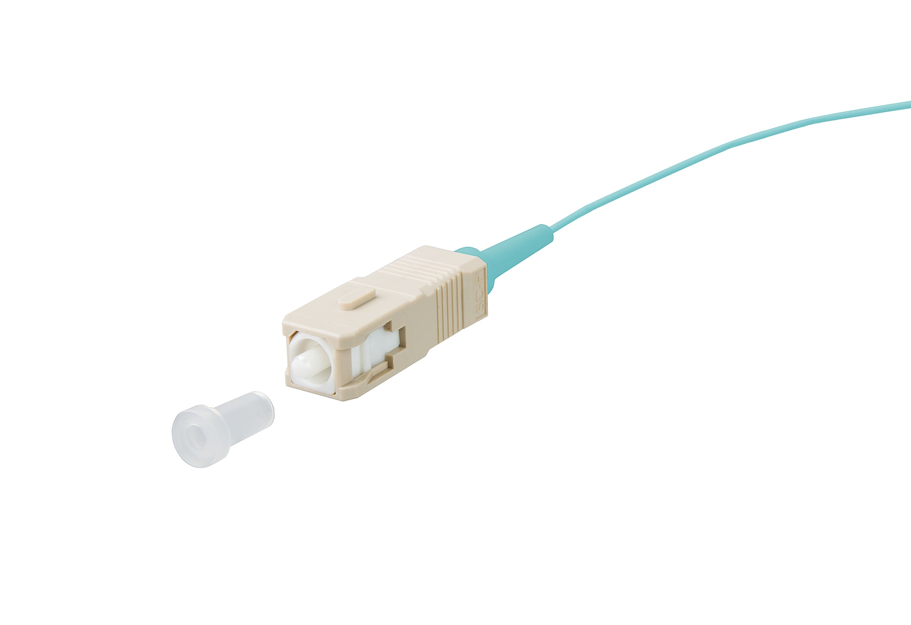 Metz - MEZ150M1CO0020S OpDAT Pigtail SC-PC OM3 aqua 2,0 m