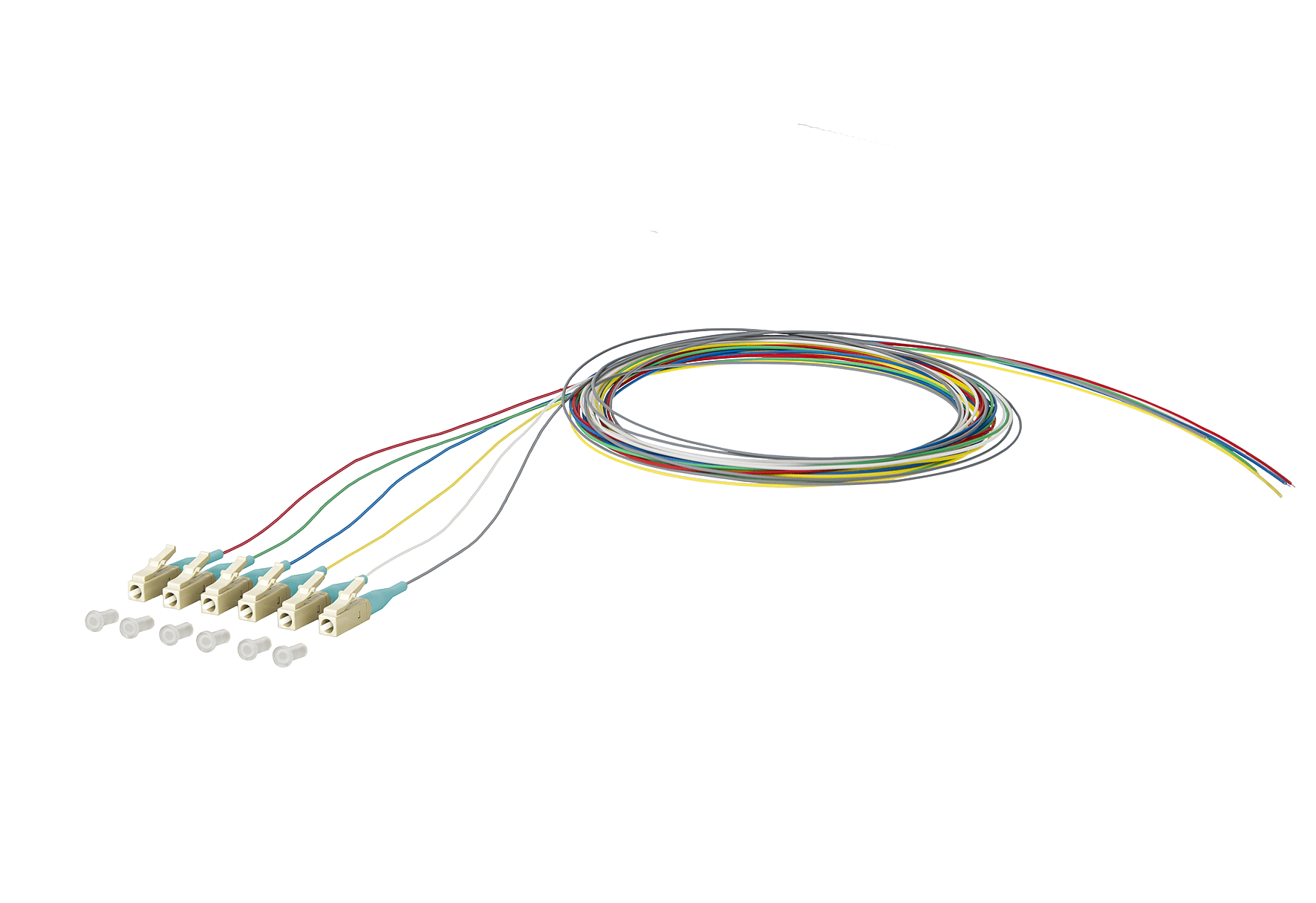 Metz - MEZ150M1JO0020E6 OpDAT Pigtail LC-PC 0,9mm STB OM3 2m 6Fr
