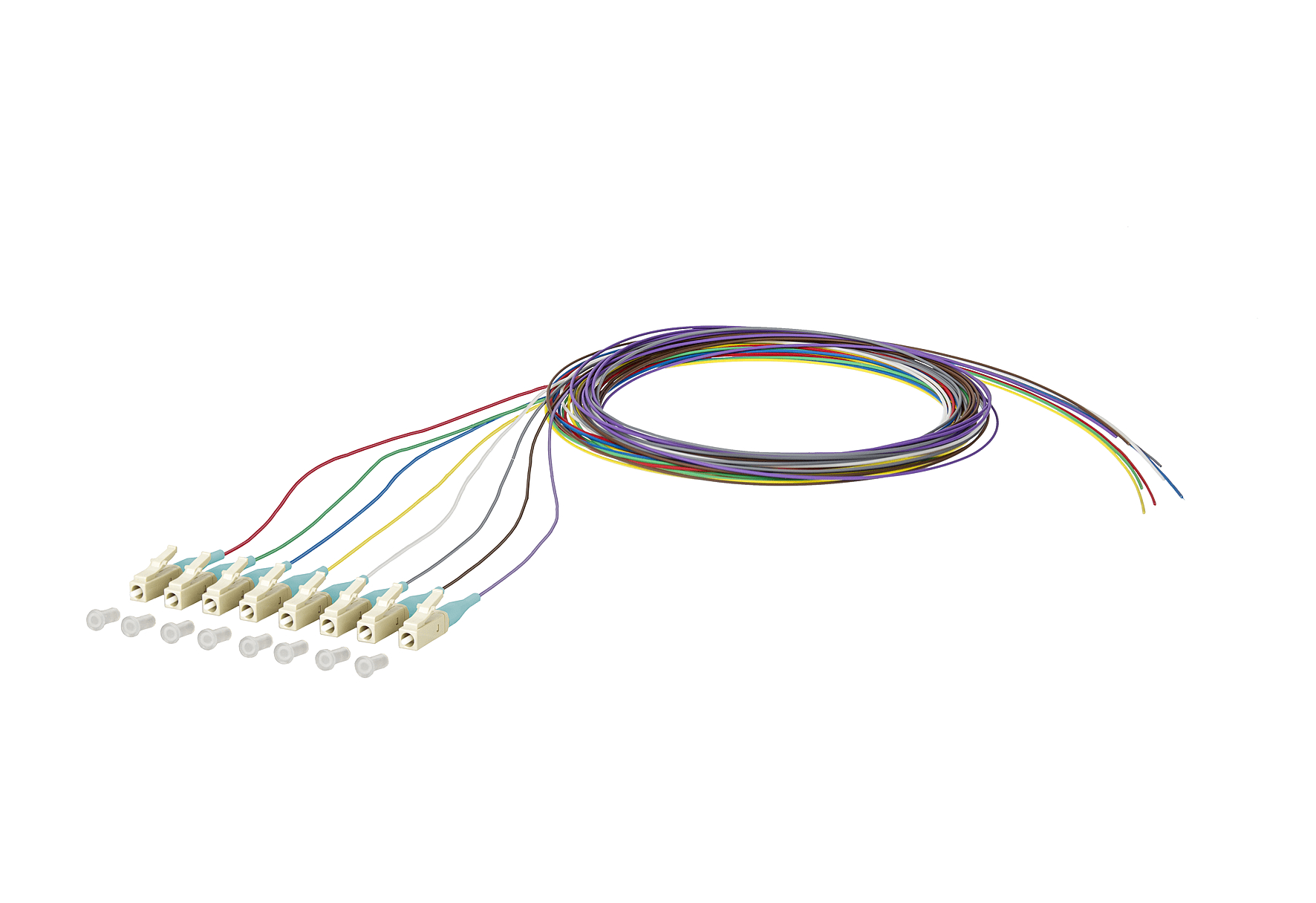 Metz - MEZ150M1JO0020E8 OpDAT Pigtail LC-PC 0,9mm STB OM3 2m 8Fr
