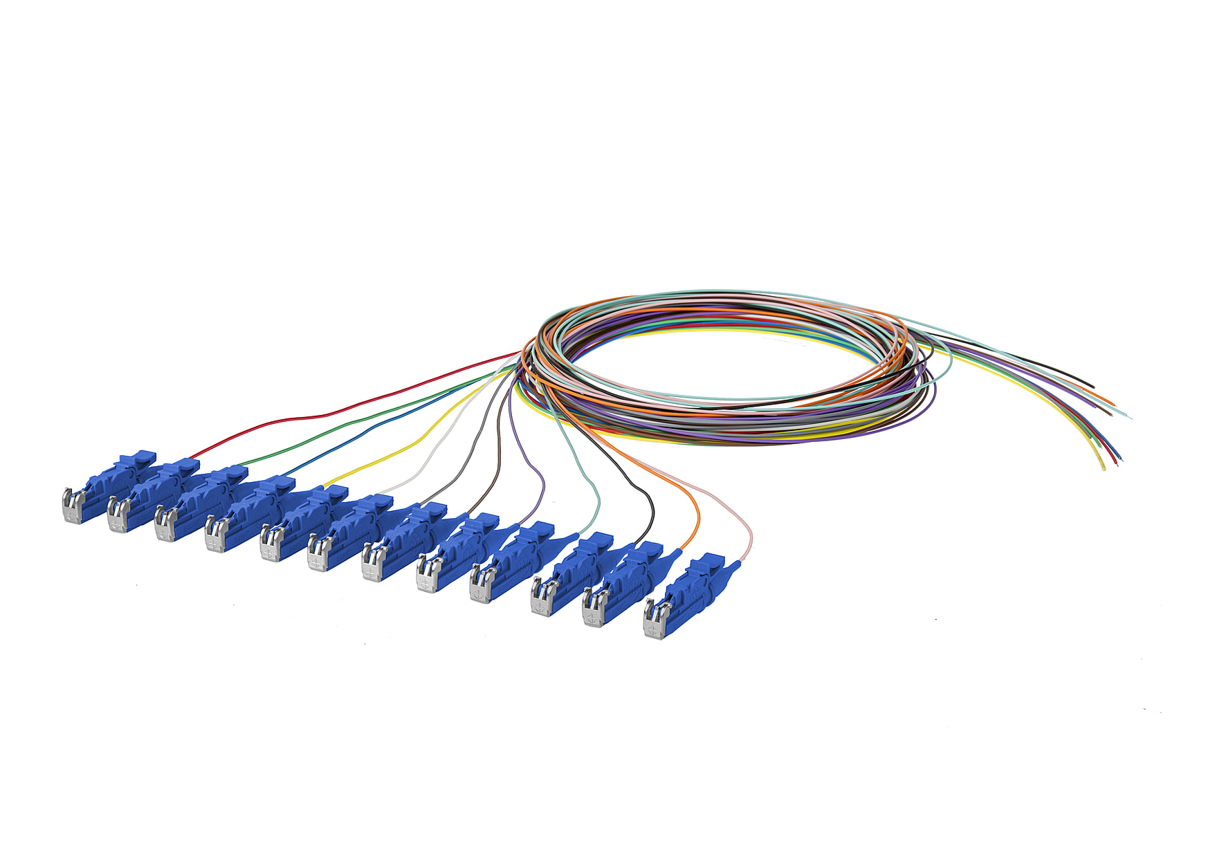 Metz MEZ150Q1MO0020E OpDAT Pigtail E2000 0,9mm STB OS2 2m 12F