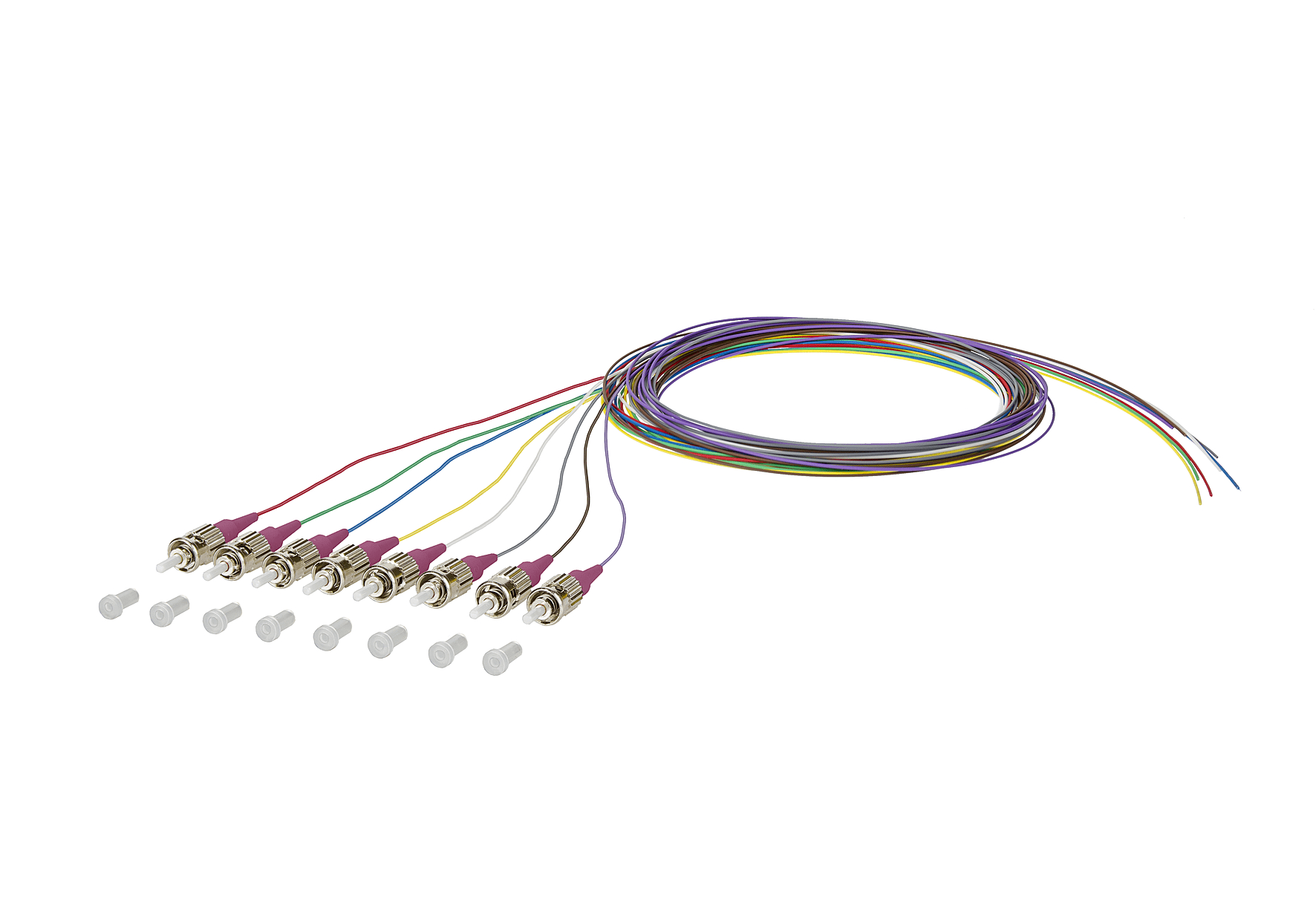 Metz - MEZ150N1AO0020E8 OpDAT Pigtail ST-PC 0,9mm STB OM4 2m 8Fr