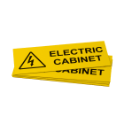 GRAFOPLAST SRL - GRAEVO460150Y TARGA QUADRO PVC AD GIAL 150X60MM 15PZ