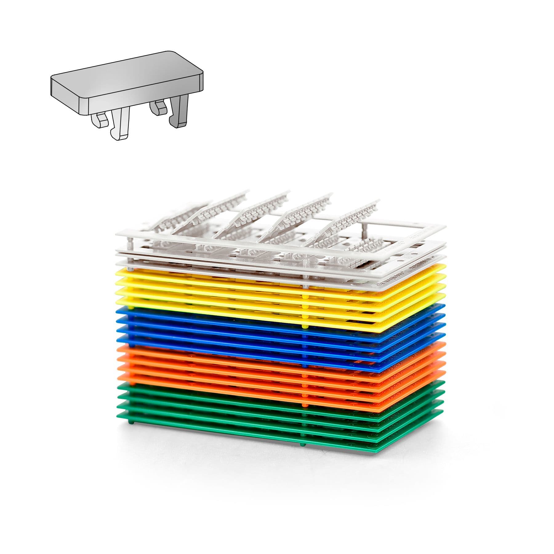 GRAFOPLAST SRL GRASI2KTB6010DWMC TESSERA BIANCOLUX LEGR/WIE/TEL10X5MM 450