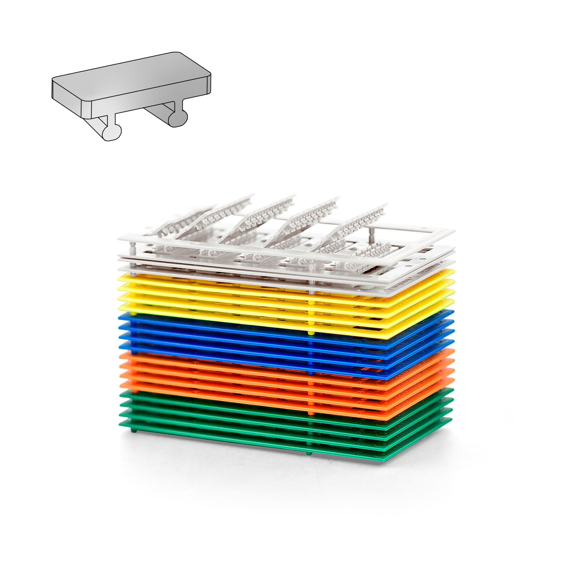 GRAFOPLAST SRL GRASI2KTB6510GWMC TESSERA BIANCO LUX SIEMENS 10X5 3500 PZ