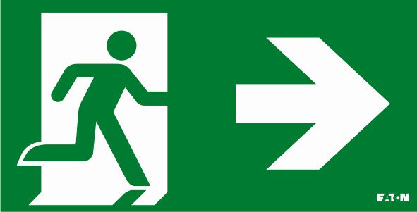 EATON - EAOLUM10575 PITTOGRAMMA DESTRA CRYSTALWAY 20M