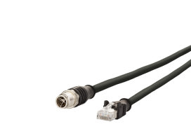 Metz - MEZ142M5X15200 Kabel M12 Stecker X-kod. gerade / RJ45 S