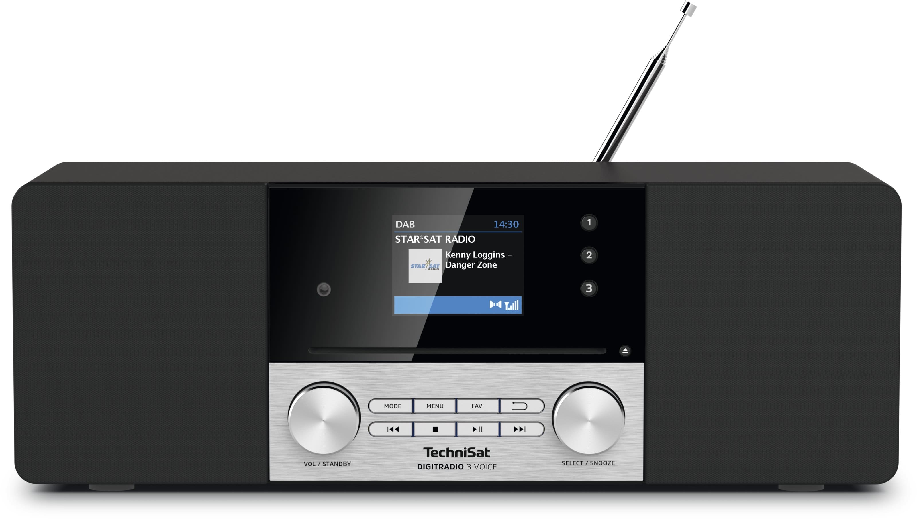 Technisat - TCT0000/3963 CD-Player 2x10W UKW DAB+ Sprachsteurung
