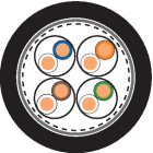 LAPP ITALIA SRL - LPP2170978 ETHERLINE LAN CAT.7 S/FTP 4X2AWG23 PE