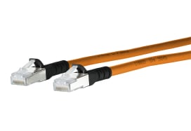 Metz - MEZ1308450301-E Patchkabel Cat.6A AWG 26 0,3 m orange-sc