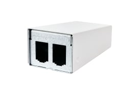 Metz MEZ130861-0202-E Modul AP-GehAuse 2 Port reinweiA, unbe
