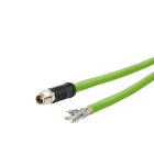 Metz - MEZ142M7X10100 Anschlussleitung M12 Stecker gerade -8-p